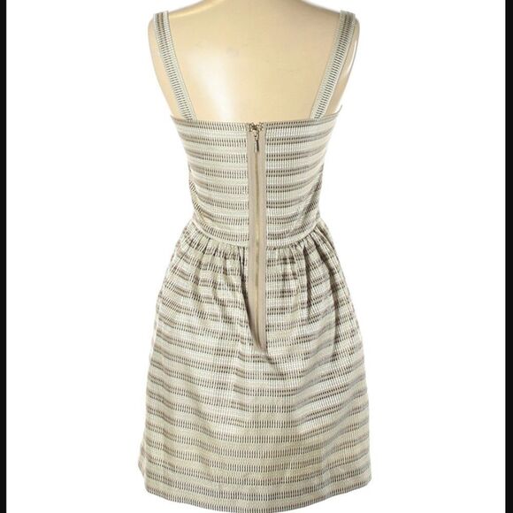 Rachel Roy Striped Metallic Mini Dress Size 4 - Picture 2 of 8